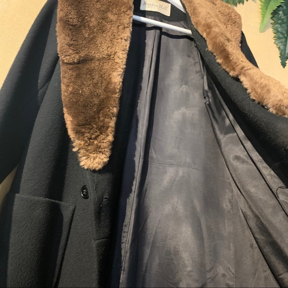 Saxton Hall- Vintage Long wool coat - Picture 10 of 12